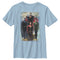 Boy's Justice League Hero Artistic Poster T-Shirt