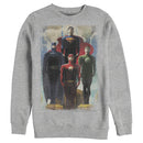 Men's Justice League Hero Artistic Poster Sweatshirt