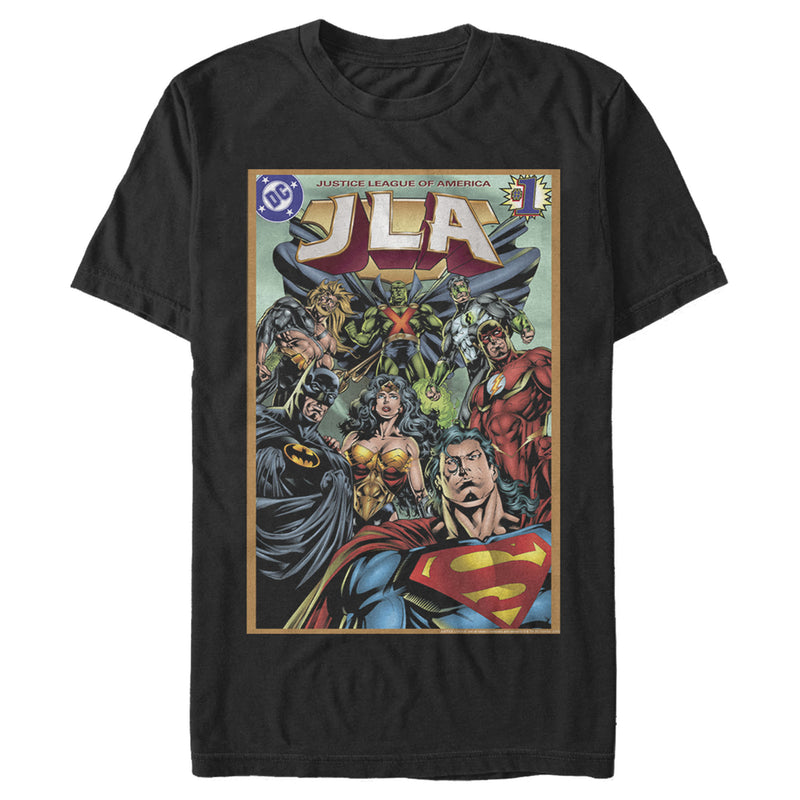 Men's Justice League JLA Comic Cover T-Shirt