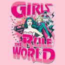 Girl's Justice League Girls Rule The World T-Shirt