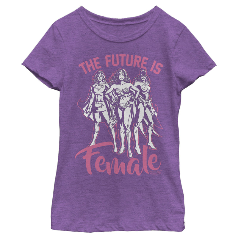 Girl's Justice League Future is Female T-Shirt