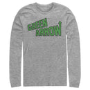 Men's Justice League Arrow Logo Long Sleeve Shirt