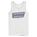 Men's Justice League Patriotic Frame Logo Tank Top