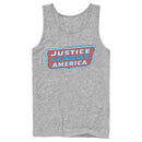 Men's Justice League Patriotic Frame Logo Tank Top