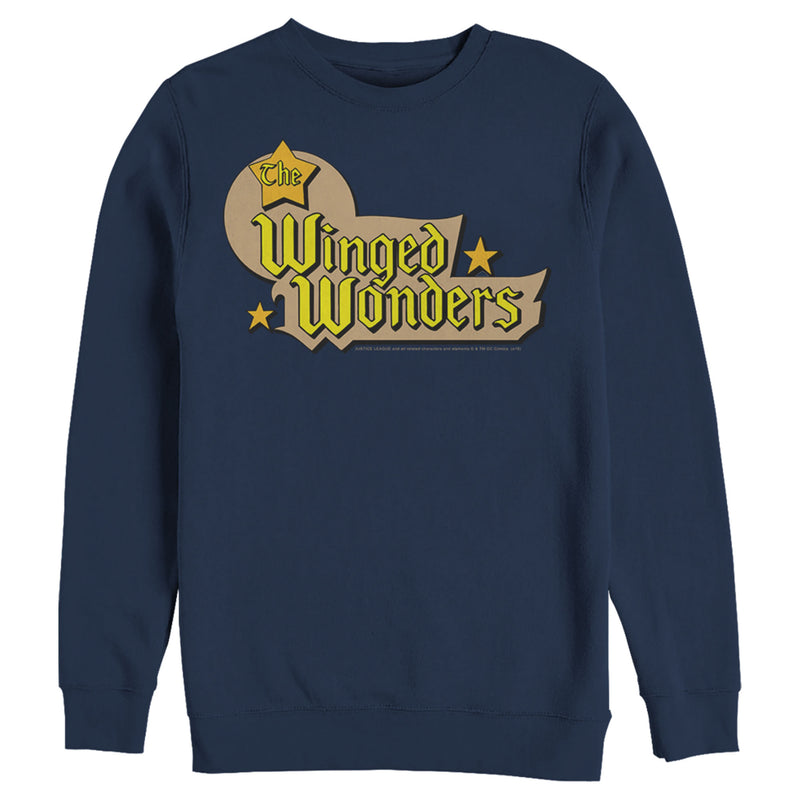 Men's Justice League Winged Wonders Logo Sweatshirt