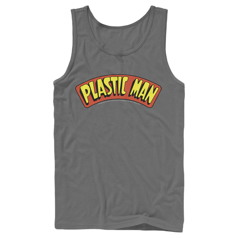 Men's Justice League Plastic Man Logo Tank Top