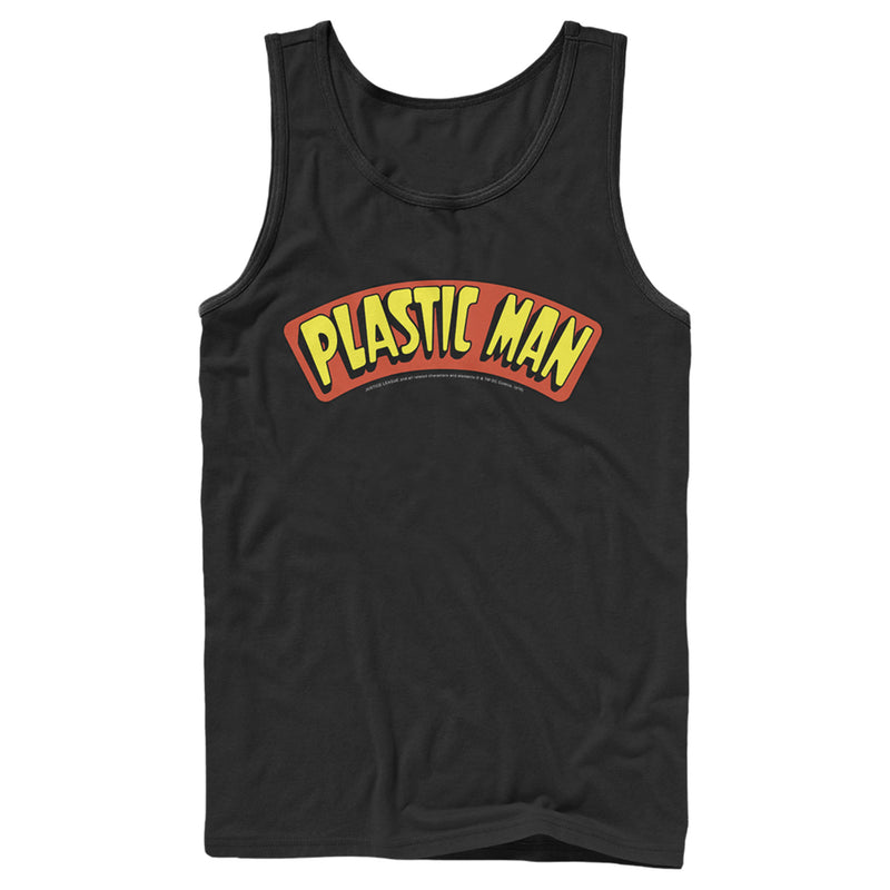 Men's Justice League Plastic Man Logo Tank Top