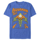 Men's Justice League Aquaman Vintage T-Shirt