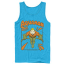Men's Justice League Aquaman Vintage Tank Top