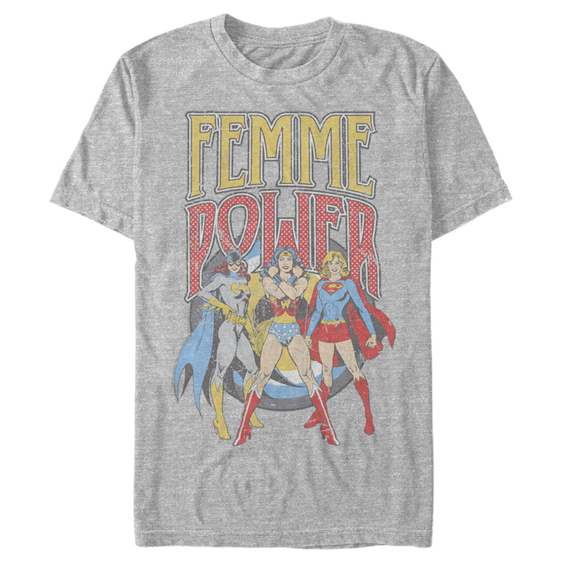 Men's Justice League Femme Power Heroines T-Shirt