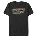 Men's Justice League Floral Logo T-Shirt