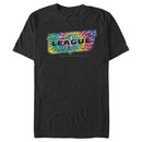 Men's Justice League Tie Dye Emblem T-Shirt