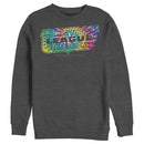 Men's Justice League Tie Dye Emblem Sweatshirt