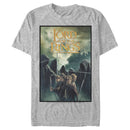 Men's The Lord of the Rings Fellowship of the Ring Four Hobbits Movie Poster T-Shirt