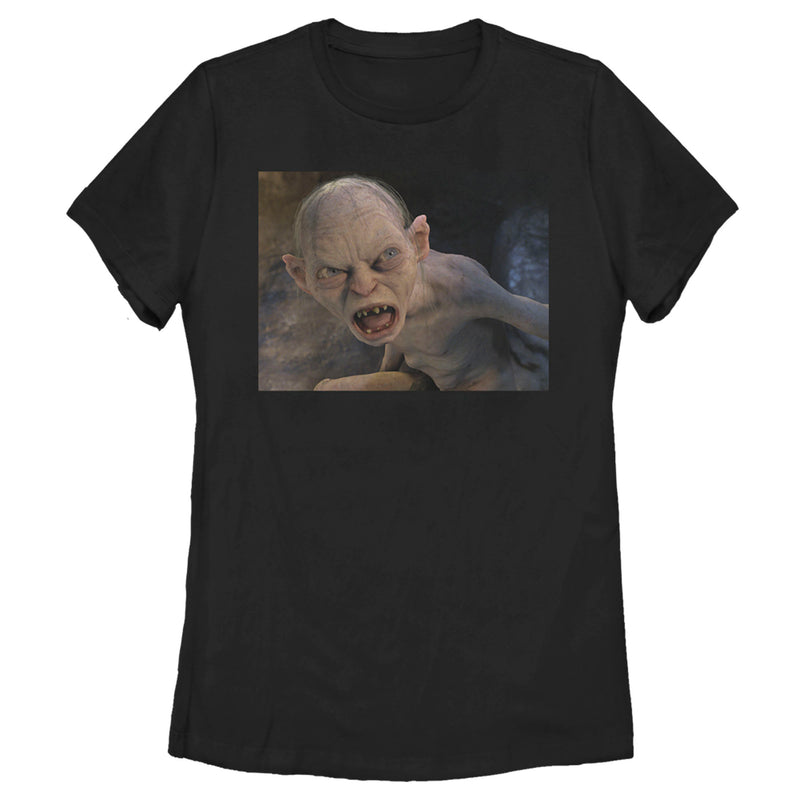 Women's The Lord of the Rings Fellowship of the Ring Gollum Yell T-Shirt