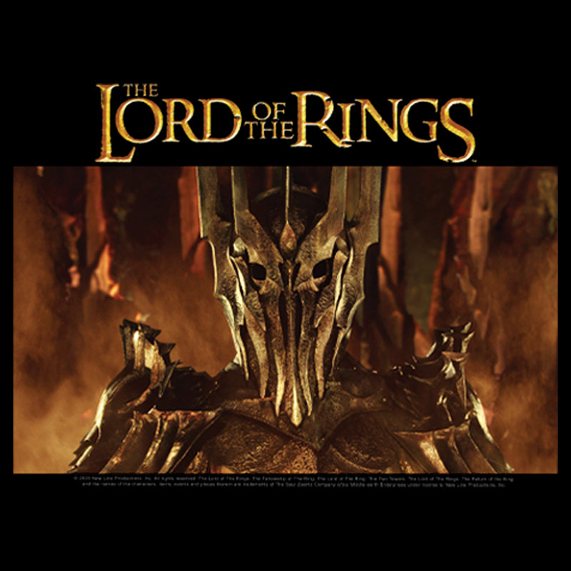 Men's The Lord of the Rings Fellowship of the Ring Sauron Movie Poster T-Shirt