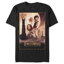 Men's The Lord of the Rings Two Towers Movie Poster T-Shirt