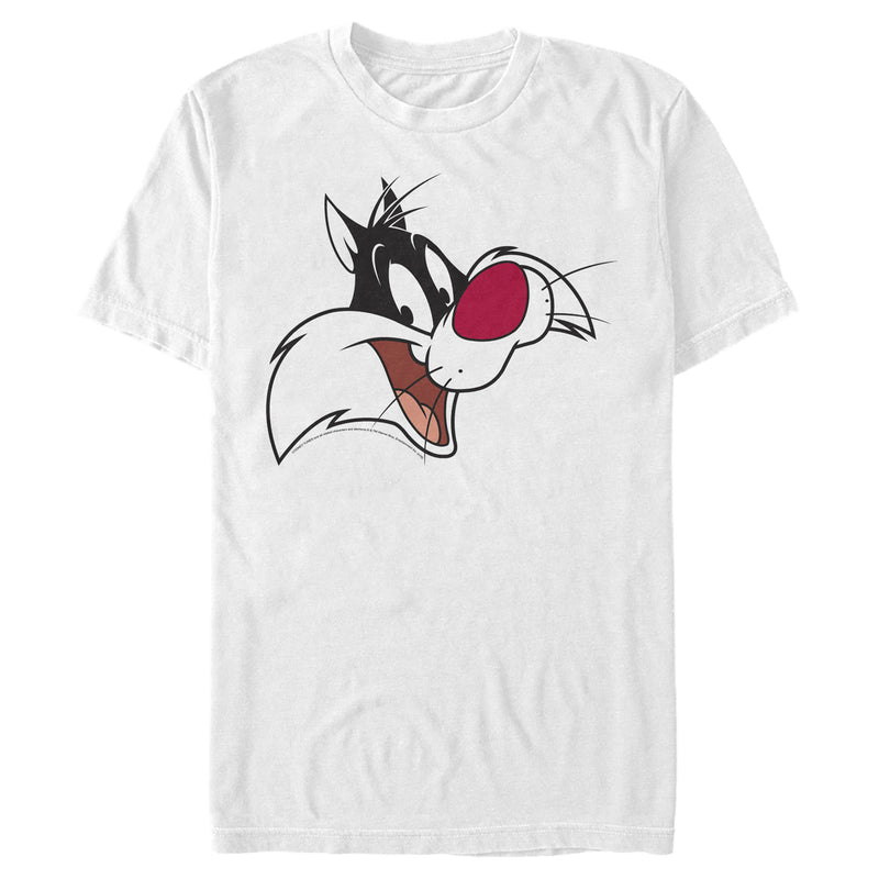 Men's Looney Tunes Sylvester Cat Grin T-Shirt