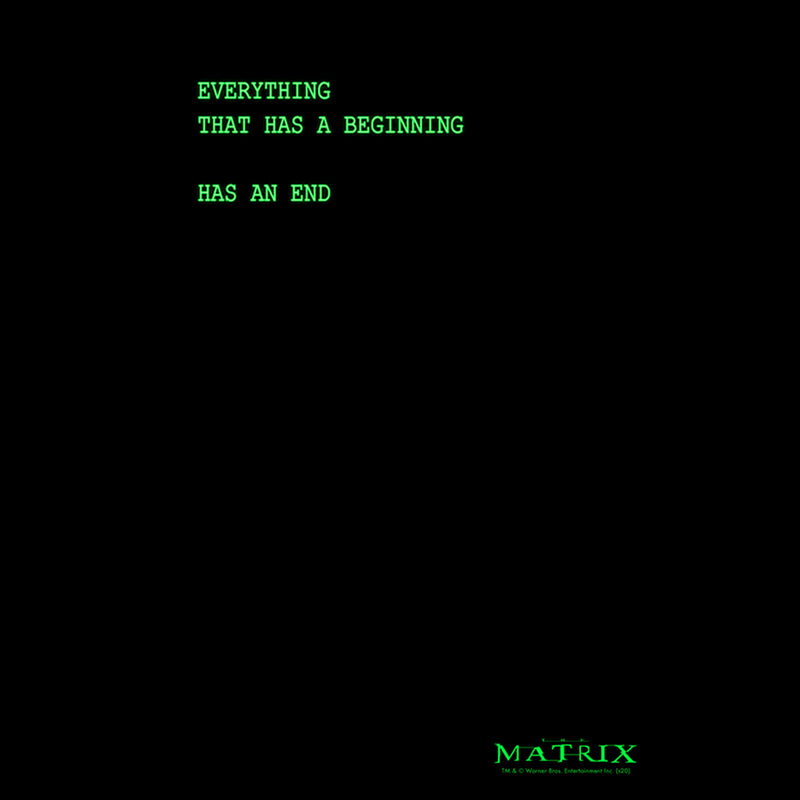 Men's The Matrix Everything Has an End T-Shirt