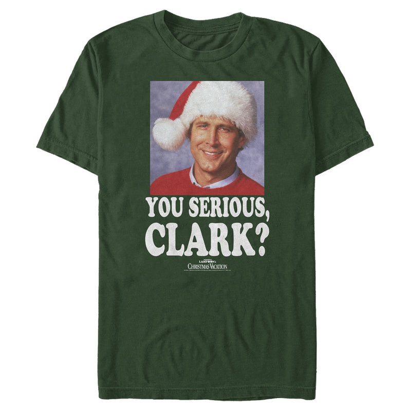 Men's National Lampoon's Christmas Vacation You Serious, Clark T-Shirt