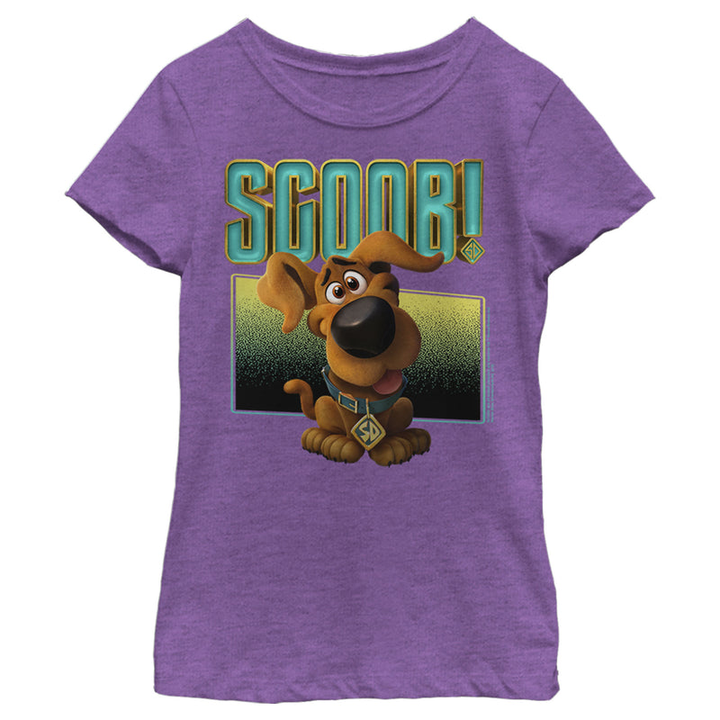 Girl's Scooby Doo Puppy Frame T-Shirt