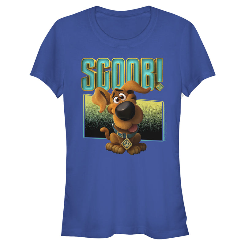 Junior's Scooby Doo Puppy Frame T-Shirt
