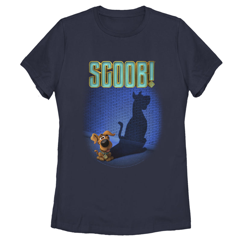 Women's Scooby Doo Dog Shadow T-Shirt