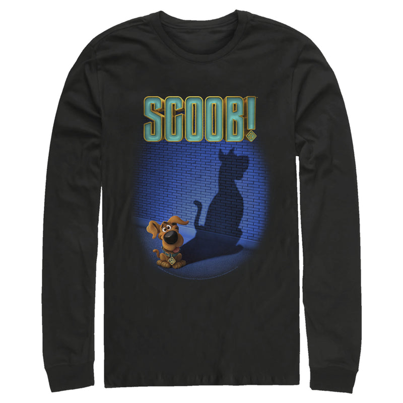Men's Scooby Doo Dog Shadow Long Sleeve Shirt