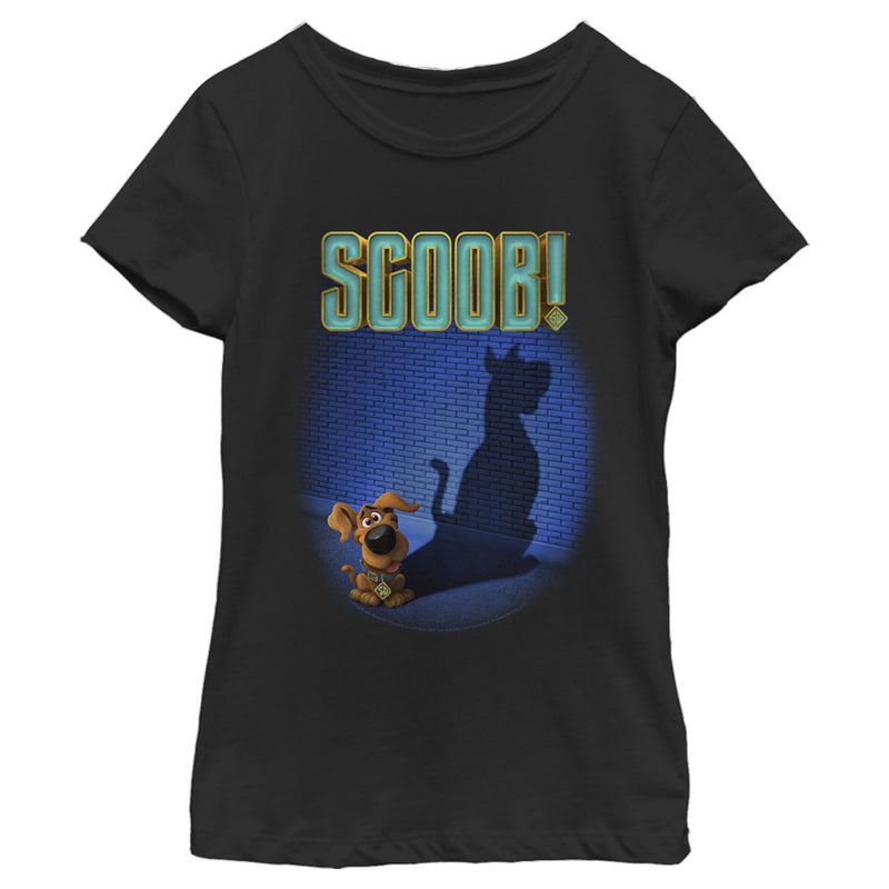 Girl's Scooby Doo Dog Shadow T-Shirt