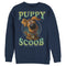 Men's Scooby Doo Puppy Circle Sweatshirt