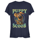 Junior's Scooby Doo Puppy Circle T-Shirt