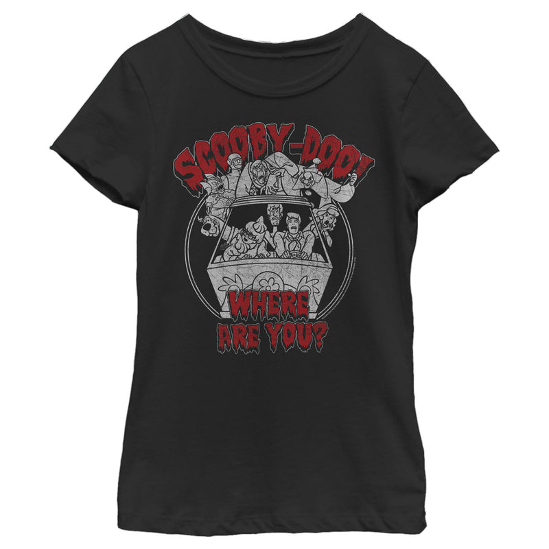 Girl's Scooby Doo Where Are You Gang T-Shirt