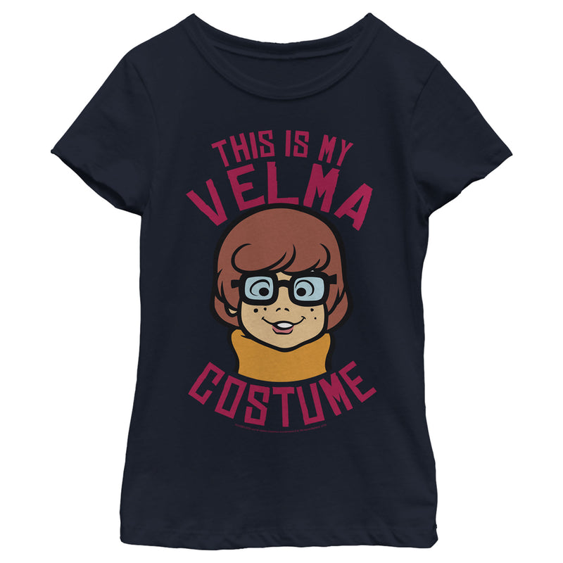 Girl's Scooby Doo Velma Costume T-Shirt