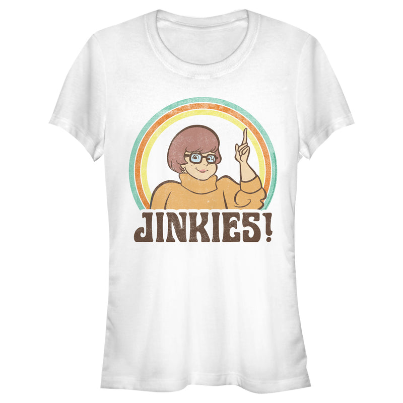 Junior's Scooby Doo Velma Jinkies Retro T-Shirt