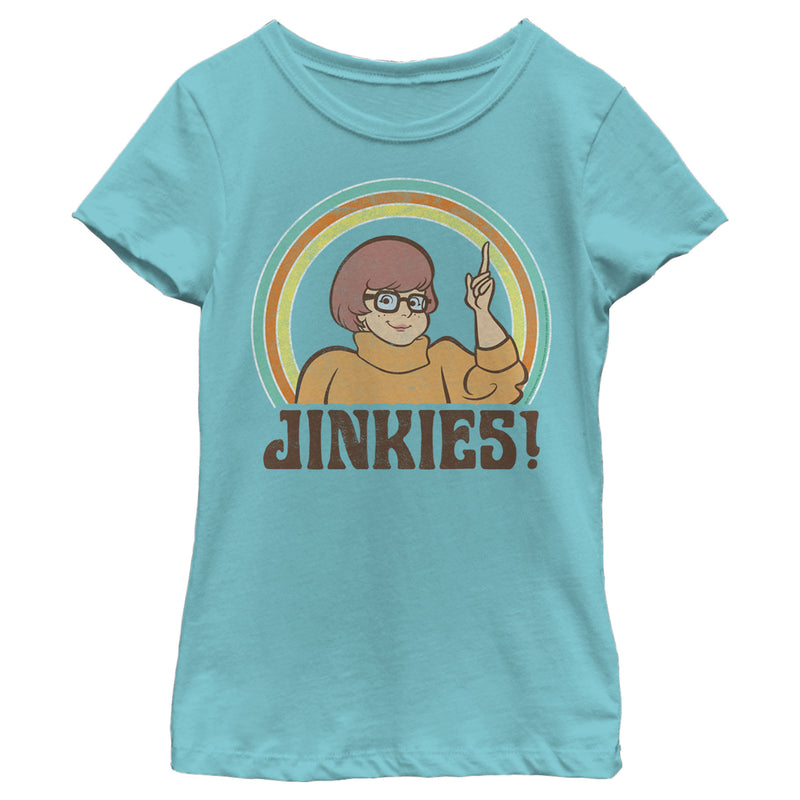 Girl's Scooby Doo Velma Jinkies Retro T-Shirt