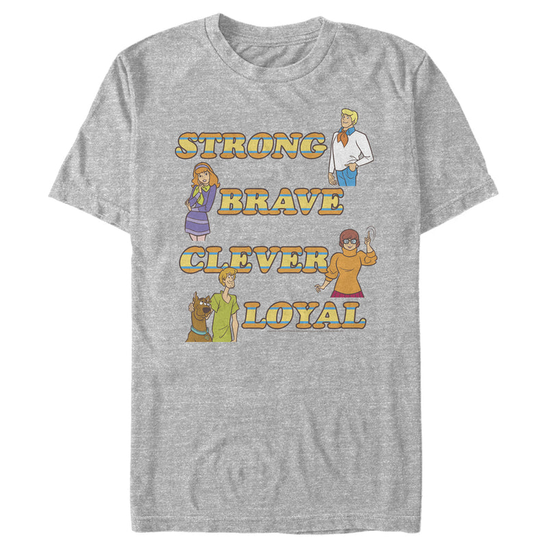Men's Scooby Doo Strong Clever Loyal T-Shirt