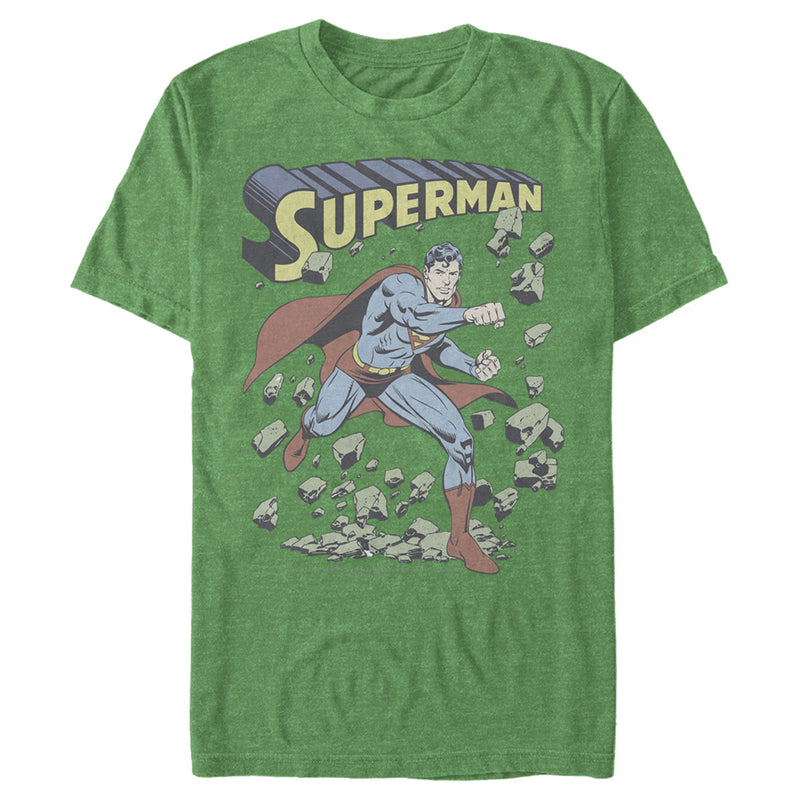 Men's Superman Hero Smash Barriers T-Shirt