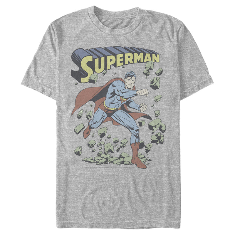 Men's Superman Hero Smash Barriers T-Shirt