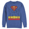 Men's Superman Hero Costume Sweatshirt