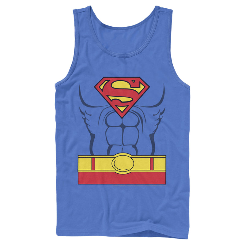 Men's Superman Hero Costume Tank Top