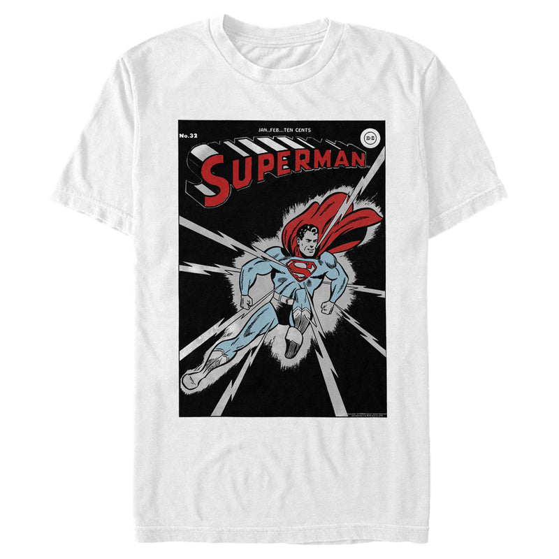 Men's Superman No.32 Comic Cover T-Shirt