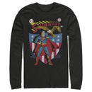 Men's Superman American Hero Long Sleeve Shirt