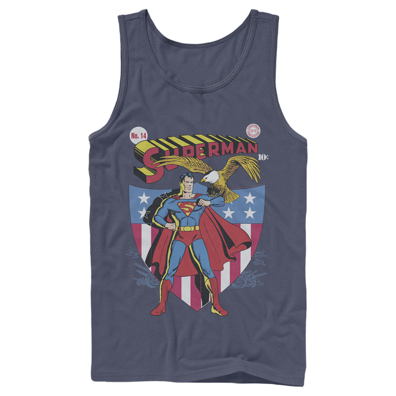 Men's Superman American Hero Tank Top