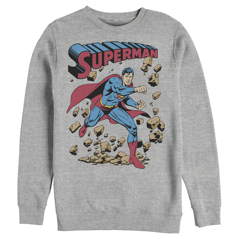 Men's Superman Hero Break Barriers Sweatshirt