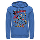 Men's Superman Hero Break Barriers Pull Over Hoodie