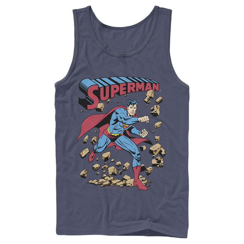 Men's Superman Hero Break Barriers Tank Top