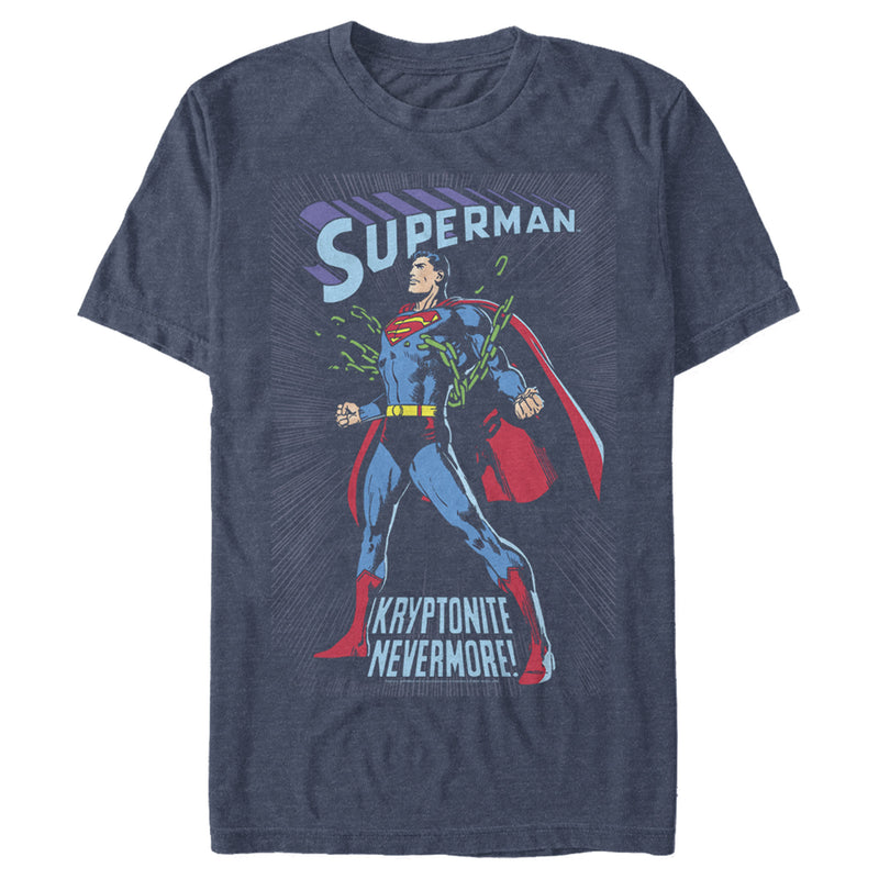 Men's Superman Kryptonite Nevermore Cover T-Shirt