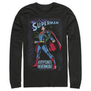 Men's Superman Kryptonite Nevermore Cover Long Sleeve Shirt