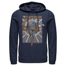 Men's Superman Classic Hero Pose Pull Over Hoodie