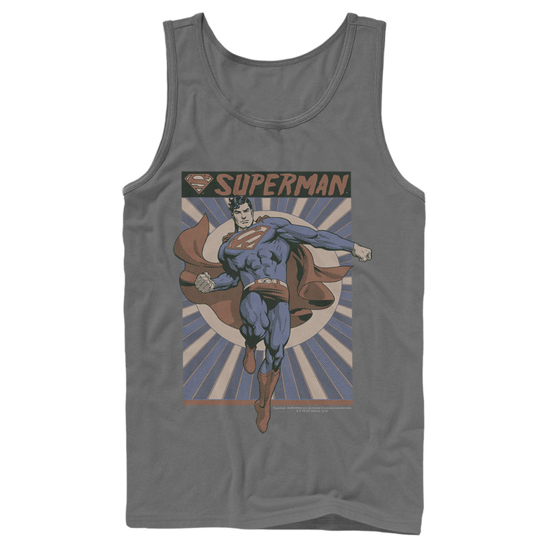 Men's Superman Classic Hero Pose Tank Top